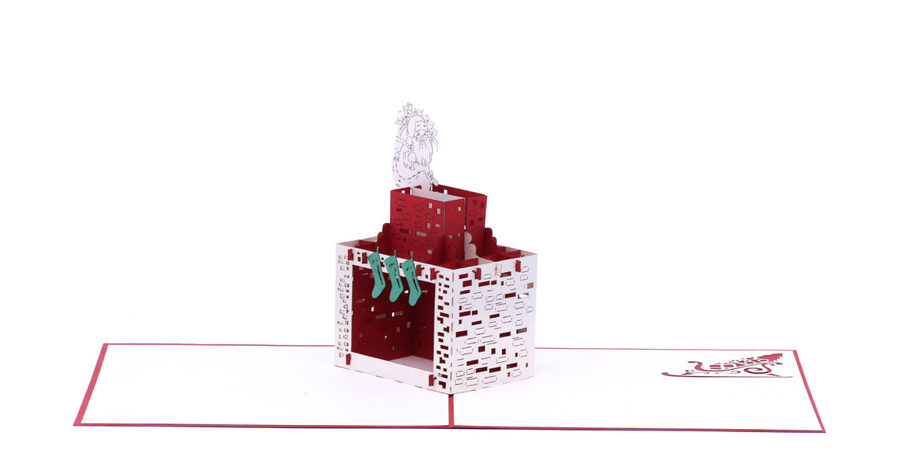 Christmas Chimney - Pop up 3D P73