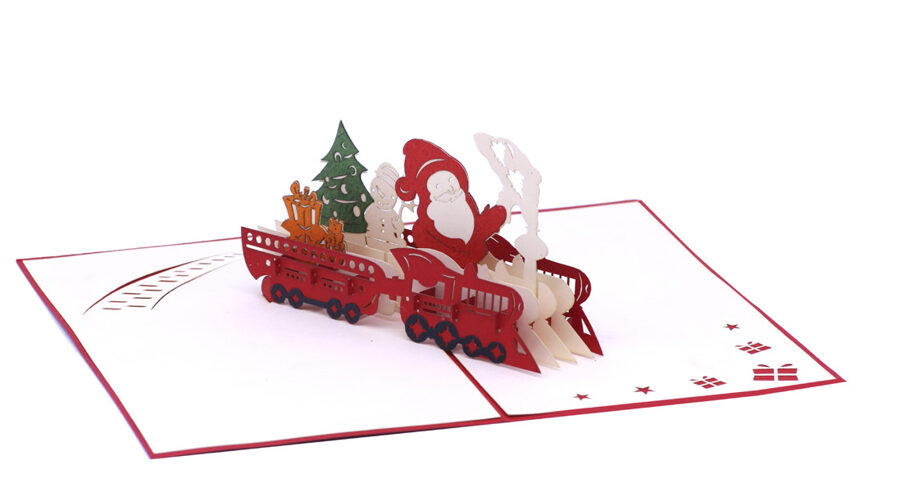 Christmas Train - Pop up 3D P74