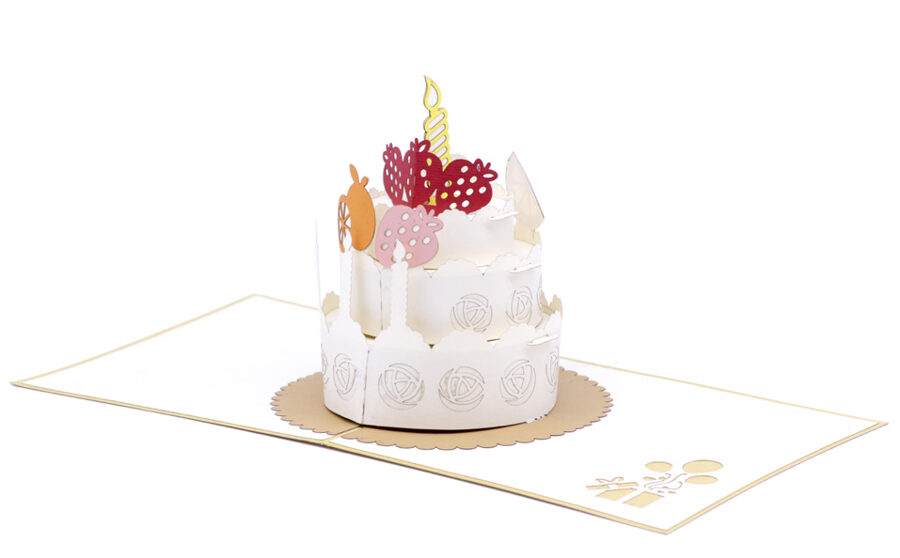 Fruit Birthday Cake - Pop up 3D, P46