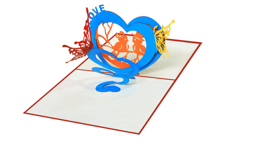 Love Birds- Pop up 3D P92