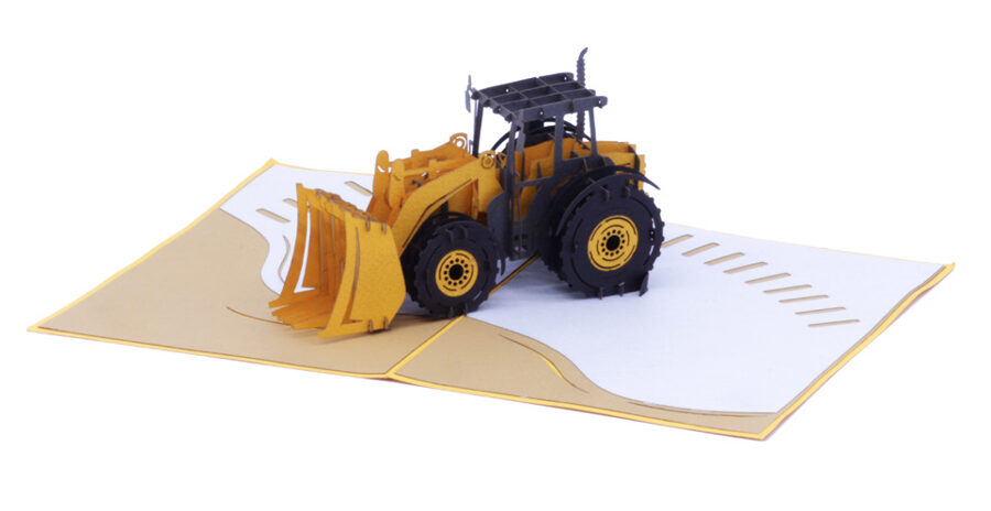 Bulldozer - Pop up 3D P62