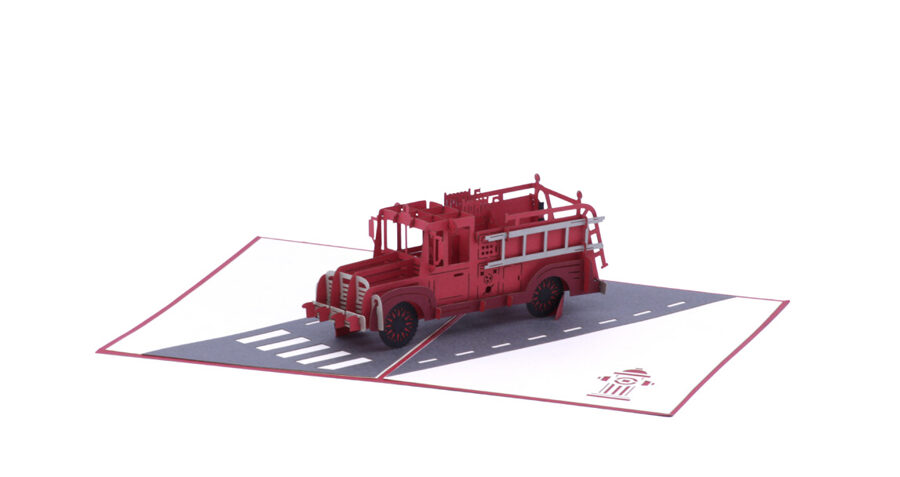 Fire Truck - Pop up 3D P97