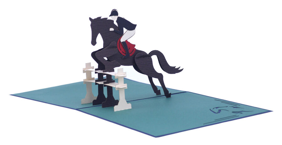 Horse Jumping - Pop up 3D P101