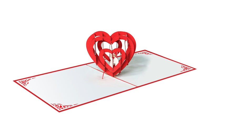 Heart - Pop up 3D P93