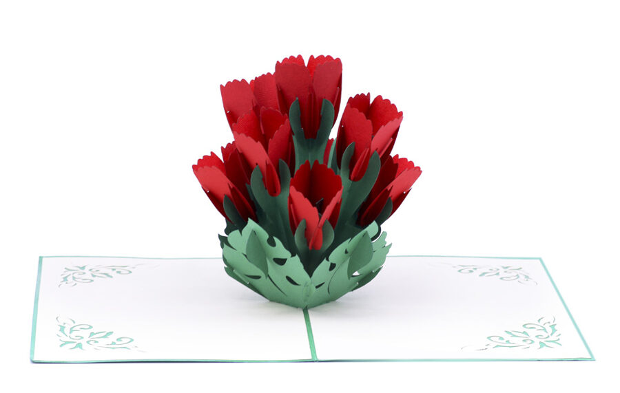 Red Tulips - Pop up 3D, P24