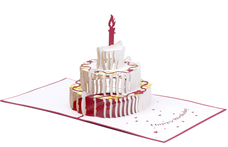 Cake Candle - Pop up 3D. P17